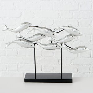 Декоративная скульптура Серебристые Сардины 44*32 см Boltze фото 3