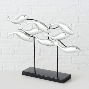 Декоративная скульптура Серебристые Сардины 44*32 см Boltze фото 2