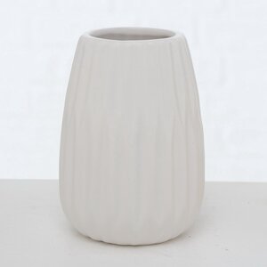Керамическая вазочка Вильма 12 см белая Boltze фото 1