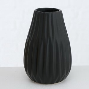 Керамическая вазочка Вильма 12 см черная Boltze фото 1
