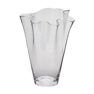 Декоративная ваза Via Drappo 22 см прозрачная EDG фото 6