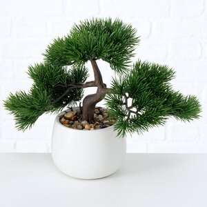Искусственное растение в горшке Бонсай Лион - Сосна 28 см
