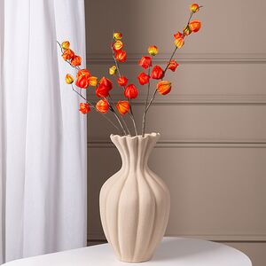 Искусственная ветка Физалис 90 см оранжевый Boltze фото 3