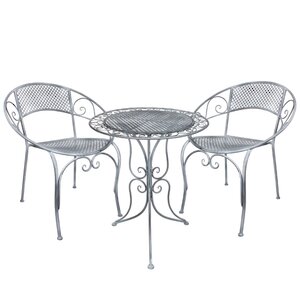 Комплект садовой мебели Триббиани: 1 стол + 2 кресла, серый Edelman фото 2