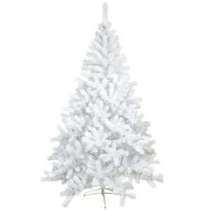 Искусственная белая елка Метелица 240 см, ПВХ