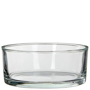 Плоская ваза Пенелопа 19*8 см, стекло Edelman фото 1