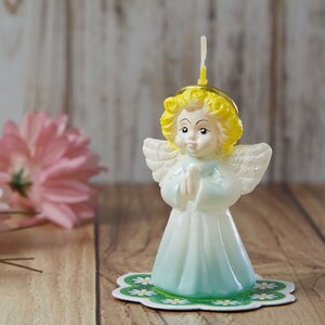 Декоративная свеча Ангел 8 см Омский Свечной фото 1