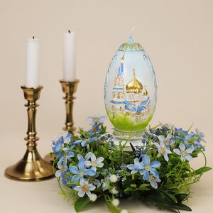 Пасхальная свеча Собор 25 см Омский Свечной фото 3