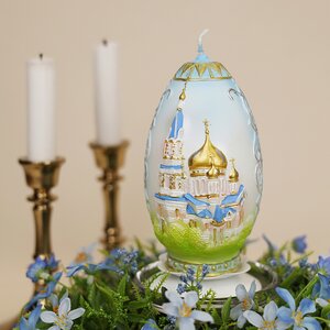 Пасхальная свеча Собор 25 см Омский Свечной фото 1