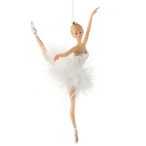 Елочная игрушка Балерина Одетта 19 см в прыжке, подвеска Noel Collection (Katherine’s Style) фото 1