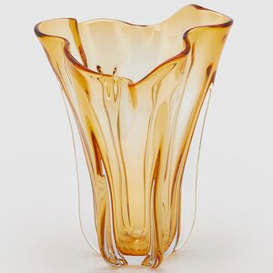 Декоративная ваза Эрменария 27 см янтарная EDG фото 1
