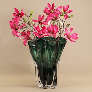 Декоративная ваза Эрменария 27 см изумрудная EDG фото 2