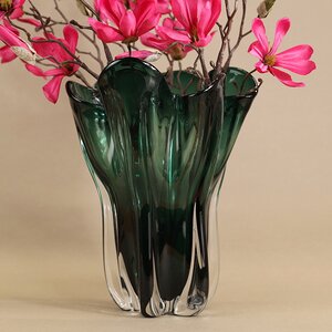 Декоративная ваза Эрменария 27 см изумрудная EDG фото 1