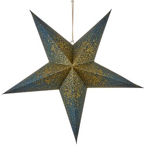 Звезда из бумаги Инфинити 56 см синяя с золотым Edelman фото 1