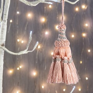 Елочная игрушка Кисть Муранская 9 см розовая, подвеска Noel Collection (Katherine’s Style) фото 1