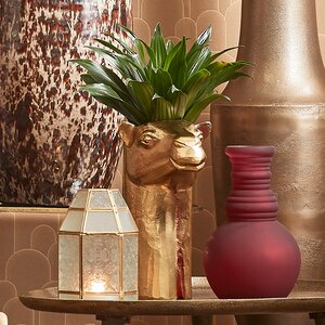Стеклянная ваза Леди Батори 24 см, бургунди Edelman фото 4