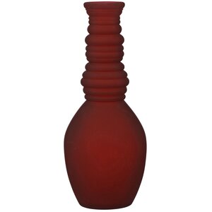 Стеклянная ваза Леди Батори 30 см, бургунди Edelman фото 10