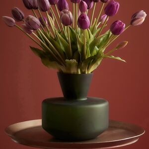 Декоративная ваза Элебрун 20 см изумрудная EDG фото 3