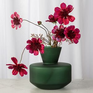 Декоративная ваза Элебрун 20 см изумрудная EDG фото 2