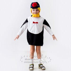 Карнавальный костюм Пингвин, рост 122-134 Бока С фото 1