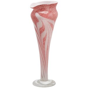 Декоративная ваза Albigono 45 см бело-розовая EDG фото 1