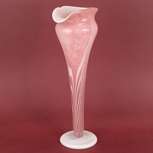 Декоративная ваза Albigono 45 см бело-розовая EDG фото 2