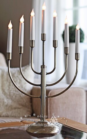 Подсвечник Sophie, 55*31 см, 7 электрических свечей, бронза Star Trading фото 2