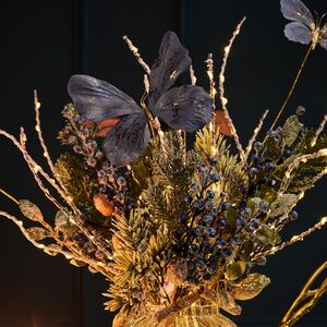 Декоративная ветка Бабочки Индиго - Крылья Вдохновения 66 см Goodwill фото 4