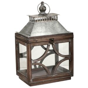 Деревянный подсвечник фонарь Визалис 41 см Edelman (Эдельман) фото 3