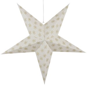 Объемная звезда из бумаги Корделия 75 см белая Edelman фото 1
