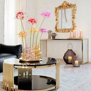 Стеклянная ваза Monofiore 30 см оранжевая EDG фото 6