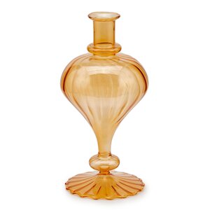 Стеклянная ваза Monofiore 30 см оранжевая EDG фото 8