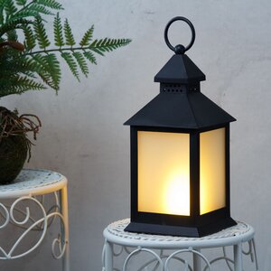 Декоративный фонарь с имитацией пламени Франклин 24 см, на батарейках, IP44 Edelman фото 1
