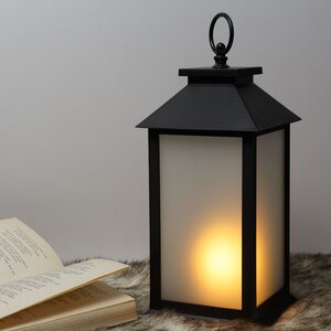 Декоративный фонарь с имитацией пламени Франклин 34 см, на батарейках, IP44 Edelman фото 1