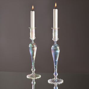 Стеклянный подсвечник CristalloLight 27 см EDG фото 2