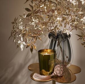 Стеклянная ваза Ferguson 30 см серая EDG фото 4