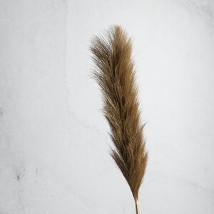 Декоративная ветка с перьями Эванеско 104 см терракотовая Edelman фото 2