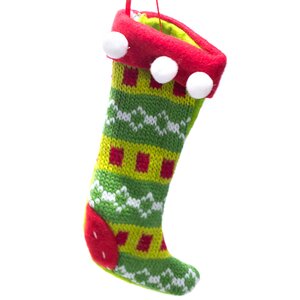 Елочная игрушка Рождественская Одежка - Носок, 13 см, подвеска Edelman фото 1