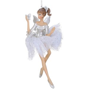 Елочная игрушка Балерина Леди Джиованна - Каталонский Танец 6 см, подвеска