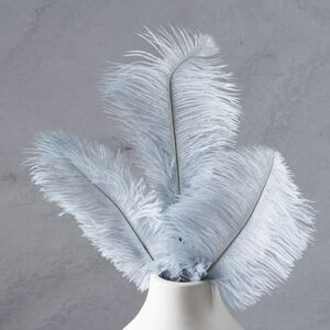 Декоративная ветка с перьями Инфламаре 61 см дымчатая Edelman фото 2