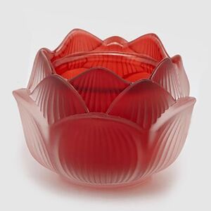 Стеклянный подсвечник Цветок - Felicita Bordo 11 см EDG фото 9