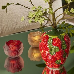 Стеклянный подсвечник Цветок - Felicita Bordo 11 см EDG фото 7