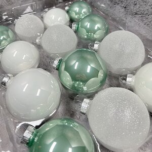 Набор стеклянных шаров Blanchett - Mint Breeze, 5-7 см, 26 шт Edelman фото 2