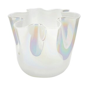 Декоративная ваза Алеберта 18 см белая EDG фото 6