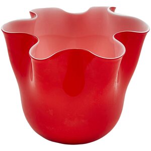 Декоративная ваза Алеберта 18 см красная EDG фото 1
