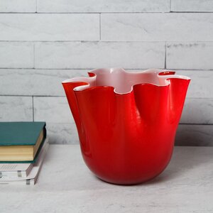 Декоративная ваза Алеберта 18 см красная EDG фото 1