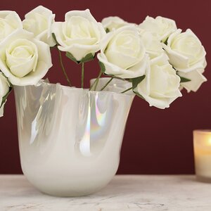 Декоративная ваза Алеберта 14 см белая EDG фото 2