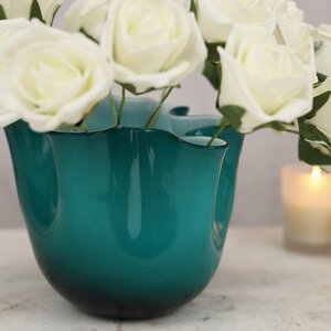 Декоративная ваза Алеберта 14 см бирюзовая EDG фото 2