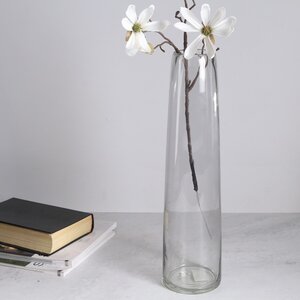 Стеклянная ваза Рейфгвино 38 см дымчато-серая Edelman фото 1