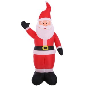 Надувная фигура Санта - Christmas is coming 183 см с LED подсветкой, IP44